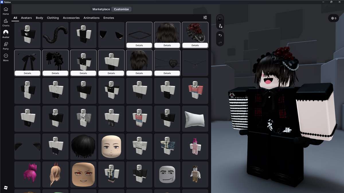 продажа аккаунта к игре Roblox